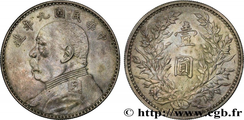 CHINA
Type : 1 Yuan Président Yuan Shikai an 9 
Date : 1920 
Quantity minted : -...