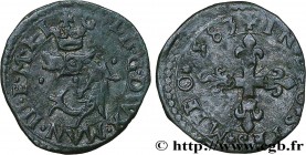 ITALY - PIEDMONT - CASALE - WILLIAM OF MANTUA
Type : Liard au dauphin 
Date : 1583 
Mint name / Town : Casale 
Quantity minted : - 
Metal : silver 
Di...