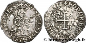 ITALY - KINGDOM OF NAPLES - ROBERT OF ANJOU
Type : Carlin d'argent au nom de Robert d’Anjou 
Date : c. 1339 
Date : n.d. 
Mint name / Town : Naples 
M...