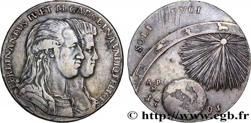 ITALY - KINGDOM OF NAPLES - FERDINAND IV
Type : 1 Piastre de 120 Grana Ferdinand...