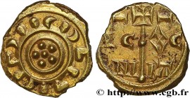 SICILY - KINGDOM OF SICILY - FREDERICK II OF HOHENSTAUFEN
Type : Tari d’or 
Date : n.d. 
Mint name / Town : Messine 
Metal : gold 
Diameter : 11  mm
W...