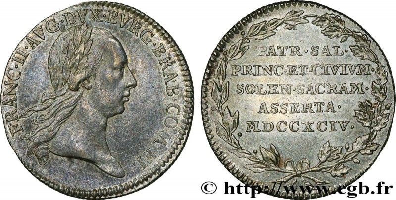 BELGIUM - AUSTRIAN NETHERLANDS
Type : Jeton du couronnement de François II 
Date...