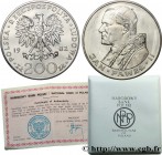 POLAND
Type : 200 Zlotych Proof visite du pape Jean-Paul II 
Date : 1982 
Quantity minted : 3650 
Metal : silver 
Millesimal fineness : 750  ‰
Diamete...