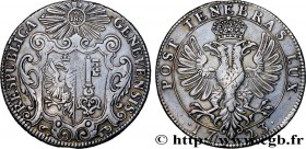 SWITZERLAND - REPUBLIC OF GENEVA
Type : Thaler 
Date : 1723 
Quantity minted : - 
Metal : silver 
Diameter : 40  mm
Orientation dies : 6  h.
Weight : ...
