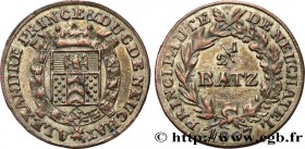 SWITZERLAND - PRINCIPALITY OF NEUCHÂTEL - ALEXANDRE BERTHIER
Type : 1/2 Batz, valeur inversée 
Date : 1807 
Mint name / Town : Neuchâtel 
Quantity min...