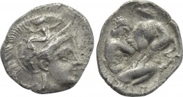 CALABRIA. Tarentum. Diobol (Circa 380-325 BC).
