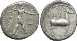BRUTTIUM. Kaulonia. Nomos (Circa 475-425 BC).