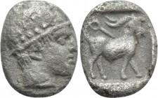 THRACE. Ainos. Obol (Late 5th century BC).