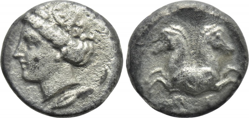 THRACE. Perinthos. Hemidrachm (4th-3rd centuries BC).

Obv: Head of Persephone...