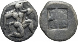 THRACE. Thasos. 1/8 Stater or Diobol (Circa 500-480 BC).