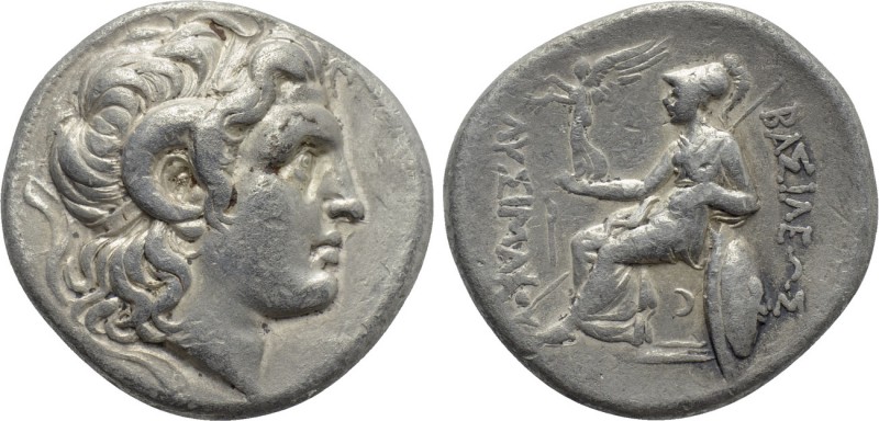 KINGS OF THRACE (Macedonian). Lysimachos (305-281 BC). Tetradrachm. Lampsakos. ...