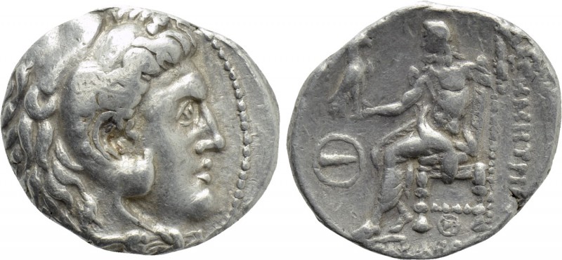 KINGS OF MACEDON. Demetrios I Poliorketes (306-283 BC). Tetradrachm. Tyre.

Ob...
