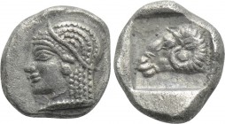 TROAS. Kebren. Diobol (5th century BC).