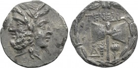 TROAS. Tenedos. Drachm (Circa 100-70 BC).