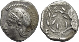 AEOLIS. Elaia. Diobol (Circa 450-400 BC).