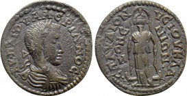 IONIA. Clazomenae. Valerian I (253-260). Ae. Stau. Dionysios, magistrate.