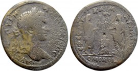 IONIA. Ephesus. Caracalla (198-217). Ae. Homonoia issue with Magnesia ad Maeandrum.