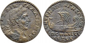 IONIA. Smyrna. Gallienus (253-268). Ae. M. Aur. Sextus, magistrate.