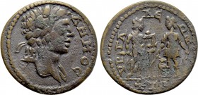 PHRYGIA. Hyrgaleis. Pseudo-autonomous. Time of Severus Alexander (222-235). Ae. Dated CY 306 (222).