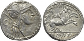D. SILANUS L.F. Denarius (91 BC). Rome.