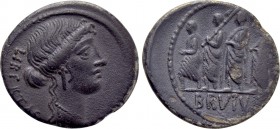 M. JUNIUS BRUTUS. Denarius (54 BC). Rome.