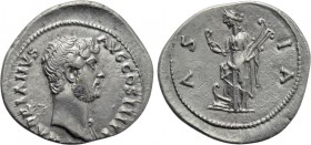 HADRIAN (117-138). Denarius. Uncertain eastern mint. "Travel Series" issue.