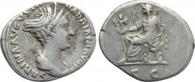 SABINA (Augusta, 128-137). Denarius. Rome.