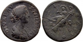 DIVA FAUSTINA II (Died 175/6). Sestertius. Rome. Struck under Marcus Aurelius.