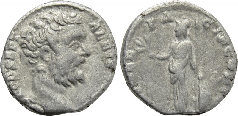 CLODIUS ALBINUS (Caesar, 193-195). Denarius. Rome. 

Obv: D CLOD SEPT ALBIN CA...