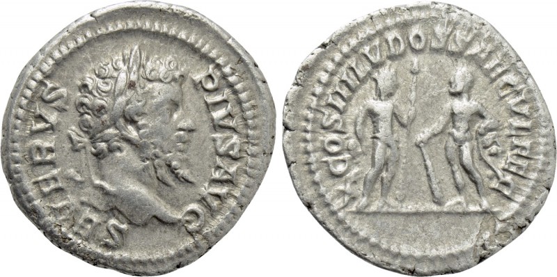 SEPTIMIUS SEVERUS (193-211). Denarius. Rome. Saecular Games issue. 

Obv: SEVE...