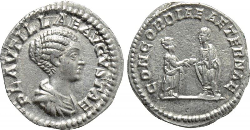 PLAUTILLA (Augusta, 202-205). Denarius. Rome. 

Obv: PLAVTILLAE AVGVSTAE. 
Dr...