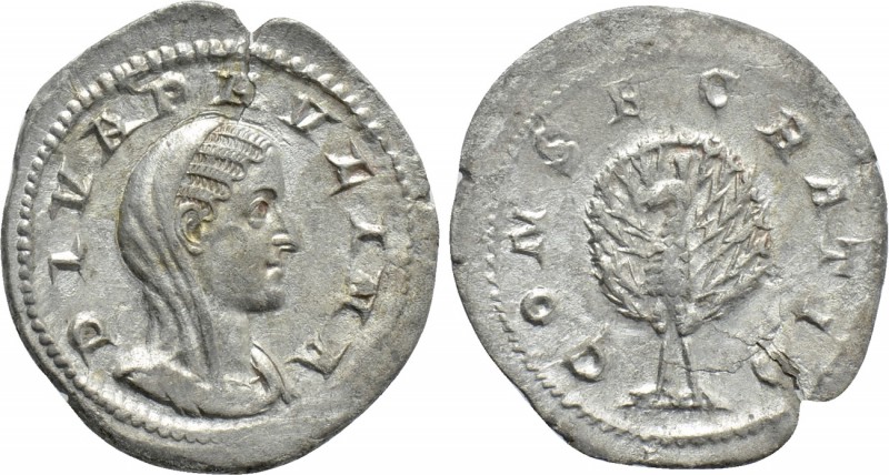 DIVA PAULINA (Died before 236). Denarius. Rome. Struck under Maximinus Thrax.
...