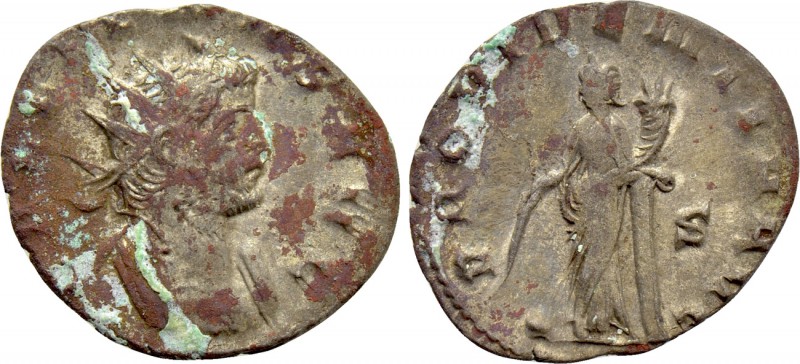 GALLIENUS (253-268). Antoninianus. Rome. 

Obv: GALLIENVS AVG. 
Radiate and c...