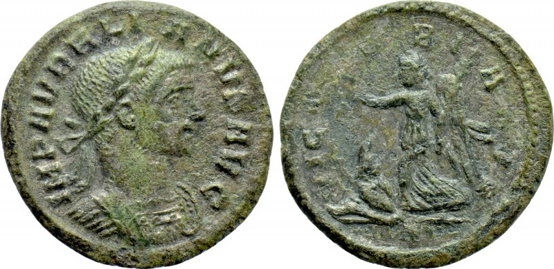 AURELIAN (270-275). Denarius. Rome. 

Obv: IMP AVRELIANVS AVG. 
Laureate and ...