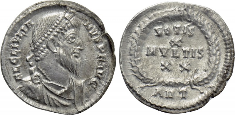 JULIAN II APOSTATA (360-363). Siliqua. Antioch. 

Obv: FL CL IVLIANVS P F AVG....