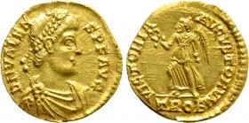 VALENS (364-378). GOLD 1 1/2 Scripulum. Treveri.