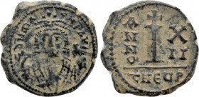 MAURICE TIBERIUS (582-602). Decanummium. Theoupolis (Antioch). Dated RY 12 (594/5).