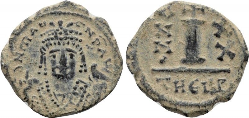 MAURICE TIBERIUS (582-602). Decanummium. Theoupolis (Antioch). Dated RY 20 (602)...