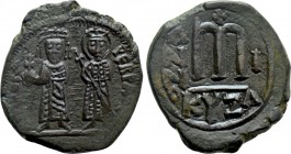 PHOCAS (602-610). Follis. Cyzicus. Dated RY 1 (602/3).