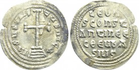 LEO III THE ISAURIAN with CONSTANTINE V (717-741). Miliaresion. Constantinople.