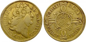 GERMANY. Pfalz-Sulzbach. Karl Philipp (1716-1742). GOLD Karolin (1733). Heidelberg.