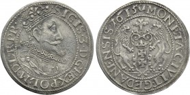 POLAND. Sigismund III Vasa (1587-1632). Ort (1615). Gdansk (Danzig).