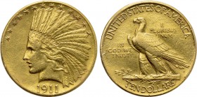 UNITED STATES. GOLD Eagle - Ten Dollars (1911). Philadelphia.