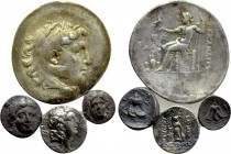 4 Greek coins.