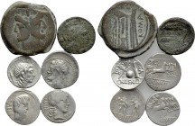 6 Roman Republican Coins.