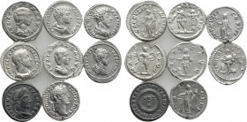 8 Roman Coins.