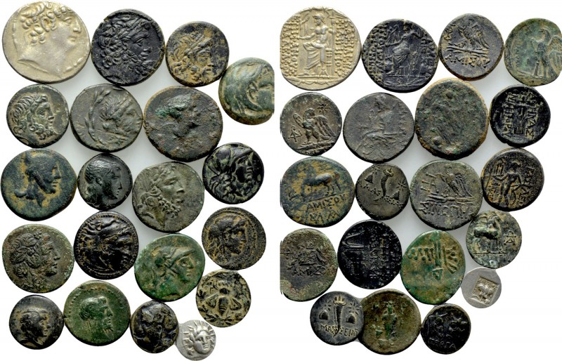 10 Greek Coins. 

Obv: .
Rev: .

. 

Condition: See picture.

Weight: g...