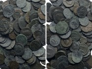 145 Roman coins.