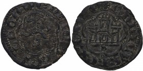 1390-1406. Enrique III . Burgos. Blanca. Ve . MBC+. Est.40.
