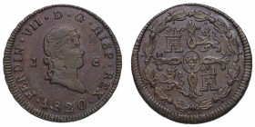 1820. Fernando VII (1808-1833). Jubia. 8 Maravedis . FT. Cu. EBC. Est.160.